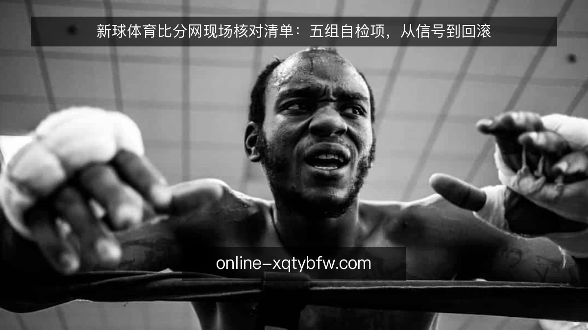 新球体育比分网现场核对清单：五组自检项，从信号到回滚